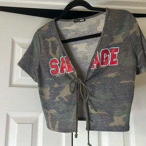 Savage Toe Crop Tee